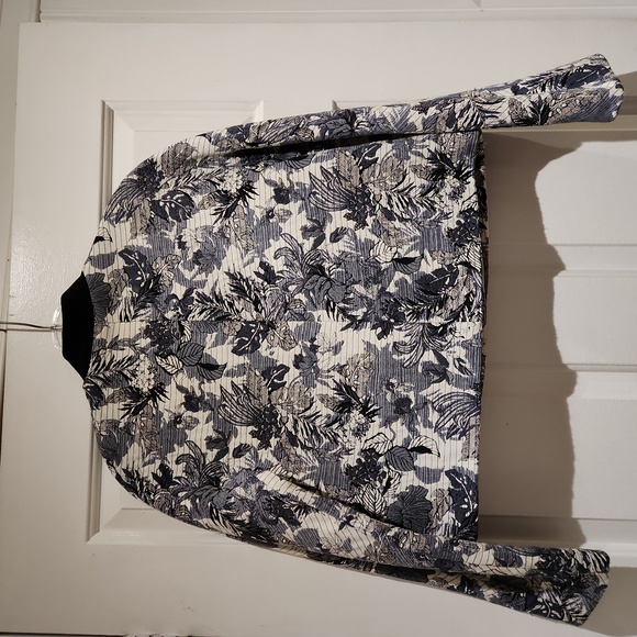 Zara floral bomber jacquard jacket - Picture 5 of 11